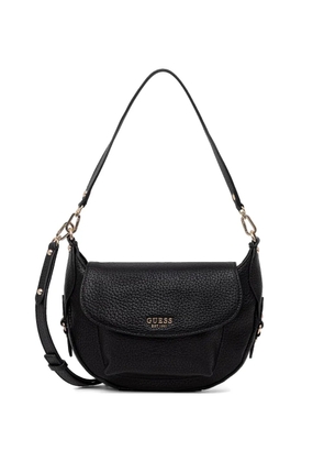 GUESS USA mini Marsha pebbled-texture shoulder bag - Black