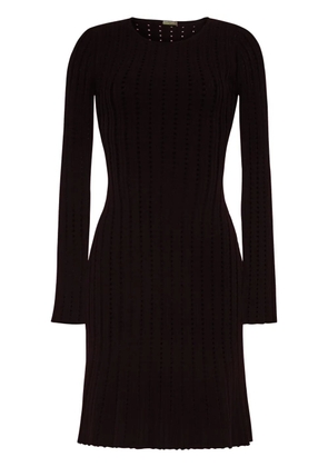 Adam Lippes pointelle-knit minidress - Black