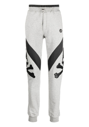 Philipp Plein skull-print track pants - Grey