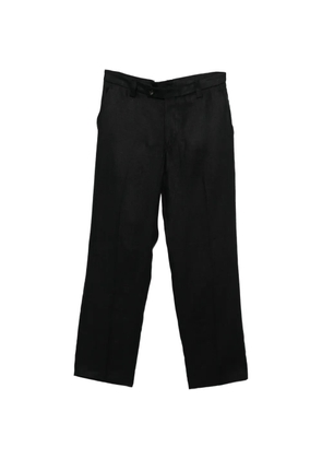 Dell'oglio pressed-crease straight-leg trousers - Black