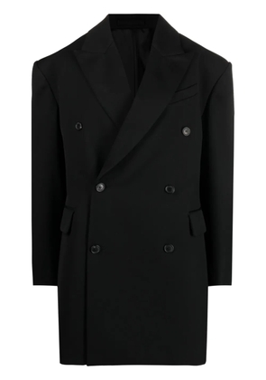 WARDROBE.NYC Oversized double-breasted wool coat - Black