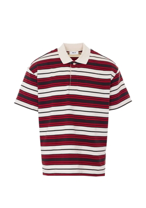 NN07 Lionel striped polo shirt - Red