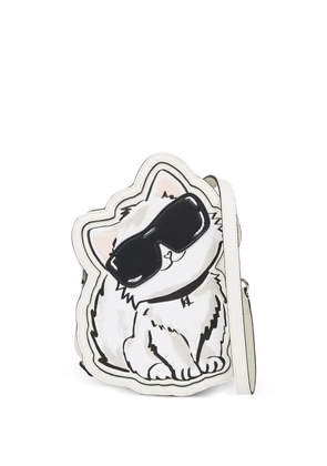 Karl Lagerfeld Ikon Choupette crossbody bag - White
