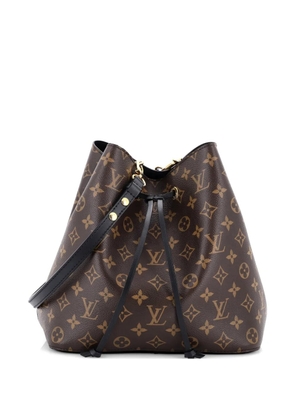 Louis Vuitton Pre-Owned NeoNoe Handbag Monogram Canvas with Leather MM bucket bag - Brown