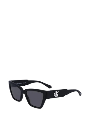 Calvin Klein Jeans matte cat-eye sunglasses - Black
