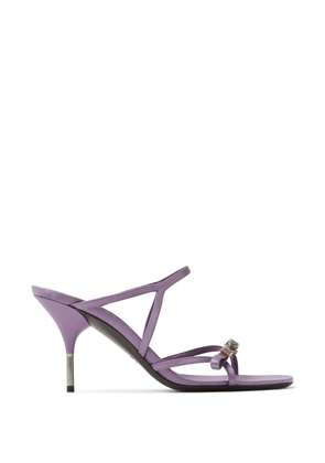 Versace medallion strap sandals - Purple