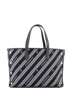 Givenchy Pre-Owned Bond Shopper Logo Jacquard Canvas Medium tote bag - Blue