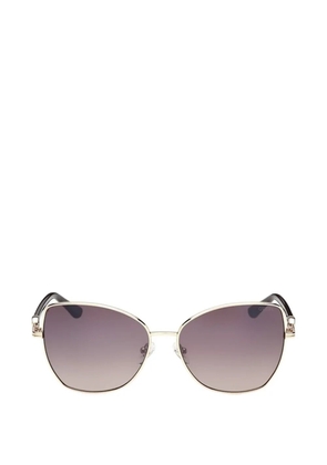 GUESS EYEWEAR cat-eye frame sunglasses - Gold