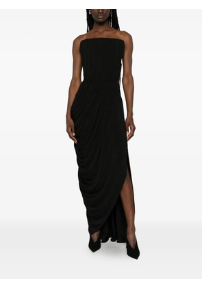Stella McCartney draped asymmetric dress - Black