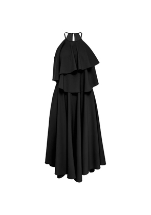 Club21 Collection Georgette Veronica tiered-ruffle dress - Black