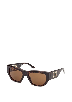 GUESS EYEWEAR rectangle-frame sunglasses - Brown