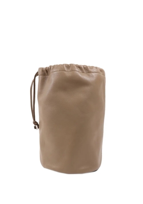 Hermès Pre-Owned Milo leather clutch bag - Neutrals