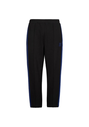 Calvin Klein logo-embroidered track pants - Black