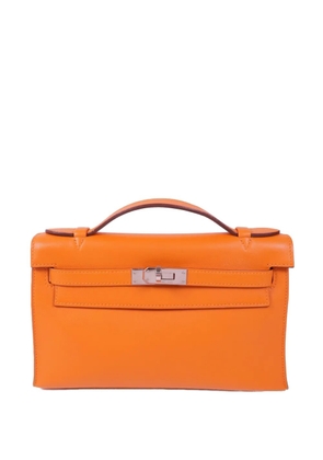 Hermès Pre-Owned Kelly Pochette leather handbag - Orange