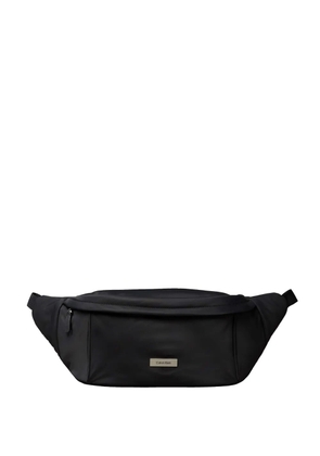 Calvin Klein logo-plaque belt bag - Black