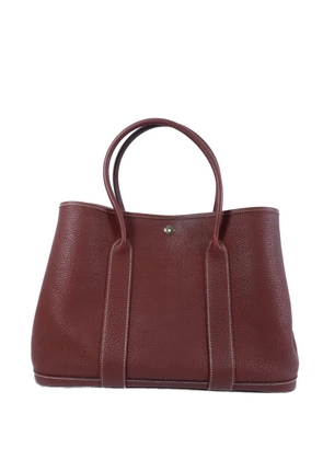 Hermès Pre-Owned Garden Party leather tote bag - Red