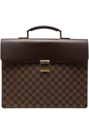Louis Vuitton Pre-Owned 2006 Damier Ebene Altona PM business bag - Brown