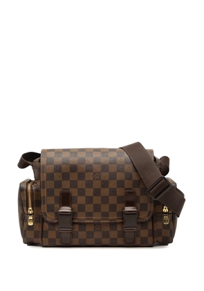 Louis Vuitton Pre-Owned 2006 Damier Ebene Melville Reporter crossbody bag - Brown