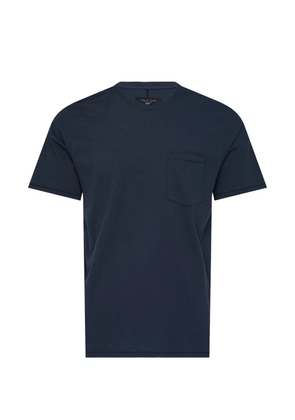 rag & bone garment-dye pocket T-shirt - Blue