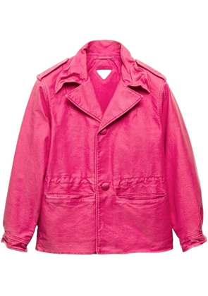 Prada cotton blouson jacket - Pink