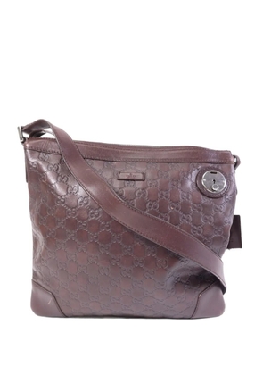 Gucci Pre-Owned Guccissima leather shoulder bag - Brown
