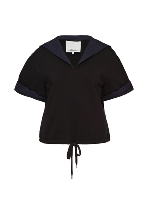 3.1 Phillip Lim sailor-collar drawstring blouse - Black