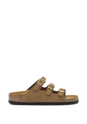 Birkenstock triple-strap buckle-fastening sandals - Neutrals