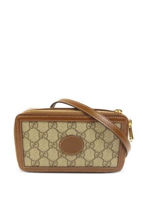 Gucci Pre-Owned GG Supreme crossbody bag - Brown
