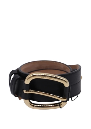 Dolce & Gabbana Pre-Owned 2022 buckle leather belt - Black
