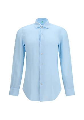 Finamore 1925 Napoli Tokyo long-sleeve shirt - Blue