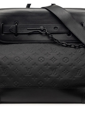 Louis Vuitton Pre-Owned 2020 Monogram Eclipse Steamer PM satchel - Black