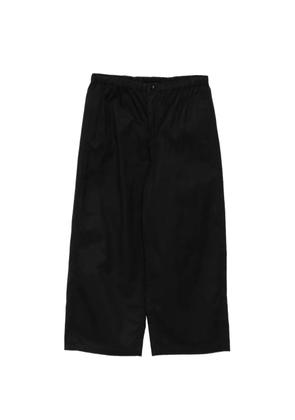 JNBY elastic waist wide-leg trousers - Black