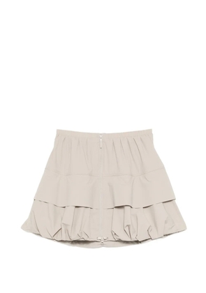 JNBY tiered mini skirt - Neutrals
