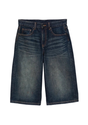 JNBY Vintage Wash Distressed shorts - Blue