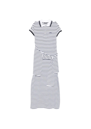 Juun.J striped midi dress - White