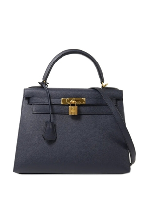Hermès Pre-Owned 28 Kelly Epsom-leather 2-way tote bag - Blue