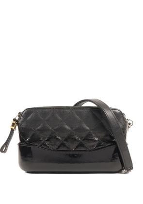 CHANEL Pre-Owned Gabrielle quilted leather cross body bag - Black