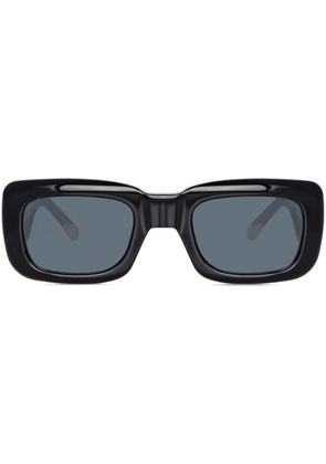 Linda Farrow Marfa rectangle-frame sunglasses - Black