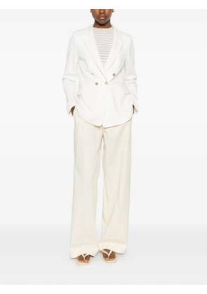 Marella double-breasted blazer - White