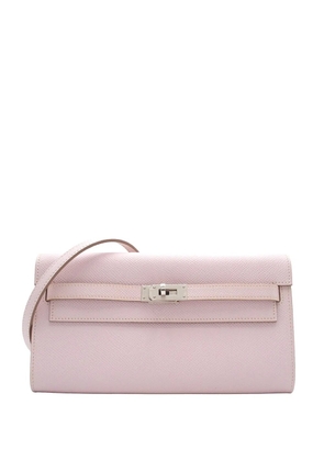 Hermès Pre-Owned 2024 Epsom Kelly To Go Wallet crossbody bag - Pink