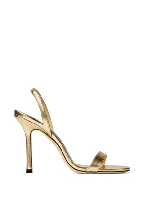 Jimmy Choo Jenn 100 strap sandals - Gold