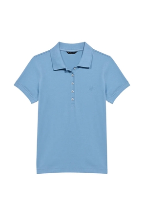 Brooks Brothers embroidered logo polo - Blue