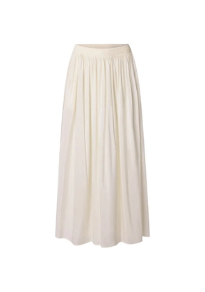 LouLou de Saison Naya gathered flared maxi skirt - Neutrals