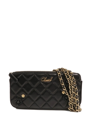 CHANEL Pre-Owned Camellia Charm shoulder bag - Black