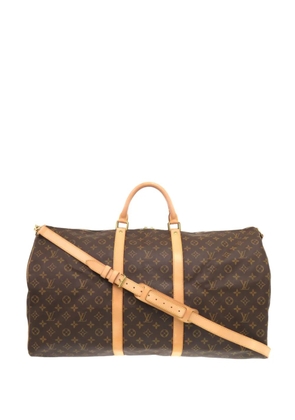 Louis Vuitton Pre-Owned 2002 Monogram Keepall Bandouliere 60 travel bag - Brown