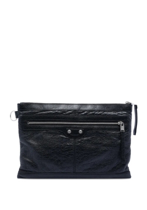 Balenciaga Pre-Owned 2004 Lambskin Motocross Classic Clip M clutch bag - Black