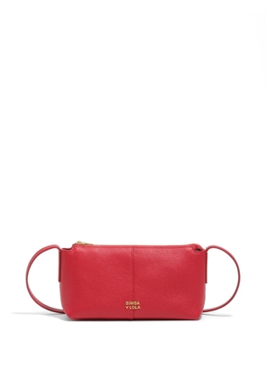 Bimba y Lola grained leather mini bag - Red