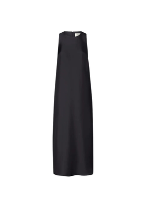 LouLou de Saison Paloma twisted silk midi dress - Black