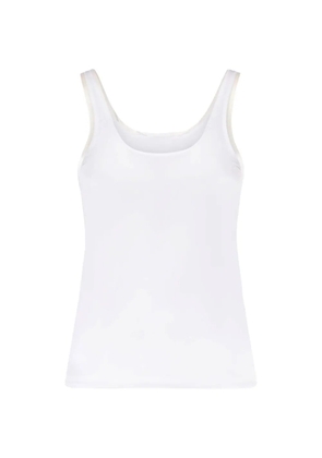 Genny scoop-neck tank top - White
