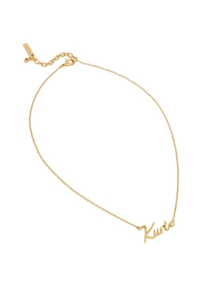 Kurt Geiger London logo-pendant necklace - Gold
